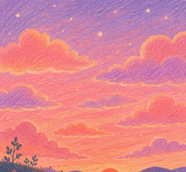 黄昏的天空