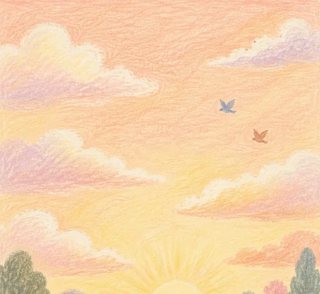 清晨的天空